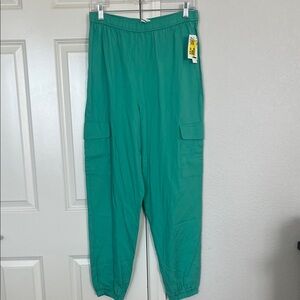 Abound Teal Cargo Joggers